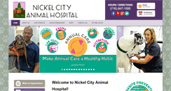 Desktop Screenshot of nickelcityvets.com