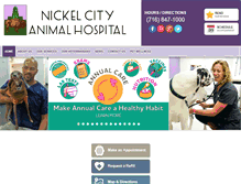 Tablet Screenshot of nickelcityvets.com